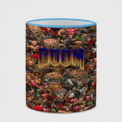 Кружка 3D DOOM: Pixel Monsters, цвет: 3D-небесно-голубой кант — фото 2