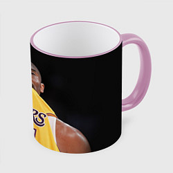 Кружка 3D Kobe Bryant, цвет: 3D-розовый кант