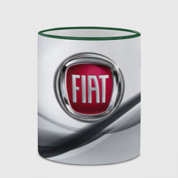 Кружка 3D FIAT, цвет: 3D-зеленый кант — фото 2