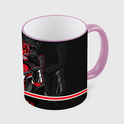 Кружка 3D New Jersey Devils, цвет: 3D-розовый кант