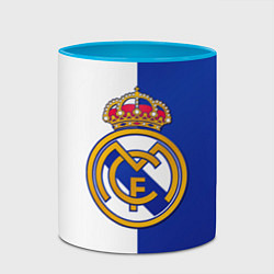 Кружка 3D Real Madrid, цвет: 3D-белый + небесно-голубой — фото 2