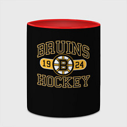 Кружка 3D Boston Bruins: Est.1924, цвет: 3D-белый + красный — фото 2