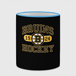 Кружка 3D Boston Bruins: Est.1924, цвет: 3D-небесно-голубой кант — фото 2