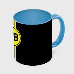 Кружка 3D BVB, цвет: 3D-белый + небесно-голубой