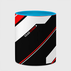 Кружка 3D CS:GO Cyrex Style, цвет: 3D-белый + небесно-голубой — фото 2