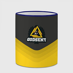 Кружка 3D Godsent Uniform, цвет: 3D-синий кант — фото 2