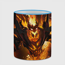 Кружка 3D Nevermore Hell, цвет: 3D-небесно-голубой кант — фото 2