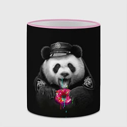 Кружка 3D Donut Panda, цвет: 3D-розовый кант — фото 2