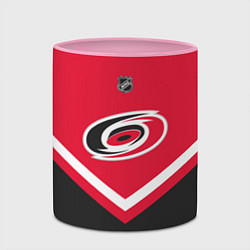 Кружка 3D NHL: Carolina Hurricanes, цвет: 3D-белый + розовый — фото 2