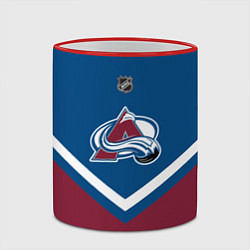 Кружка 3D NHL: Colorado Avalanche, цвет: 3D-красный кант — фото 2