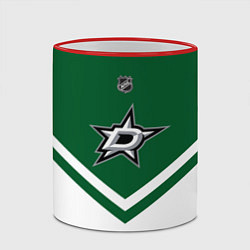 Кружка 3D NHL: Dallas Stars цвета 3D-красный кант — фото 2