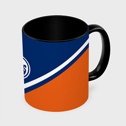 Кружка 3D NHL: Edmonton Oilers, цвет: 3D-белый + черный