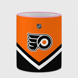 Кружка 3D NHL: Philadelphia Flyers, цвет: 3D-розовый кант — фото 2