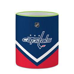 Кружка 3D NHL: Washington Capitals, цвет: 3D-светло-зеленый кант — фото 2