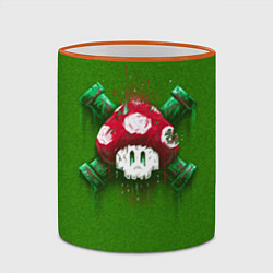 Кружка 3D Mushroom is Dead, цвет: 3D-оранжевый кант — фото 2