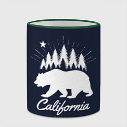 Кружка 3D California Republic, цвет: 3D-зеленый кант — фото 2
