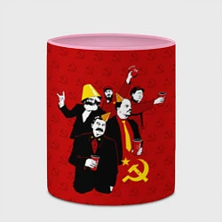 Кружка 3D Communist Party, цвет: 3D-белый + розовый — фото 2
