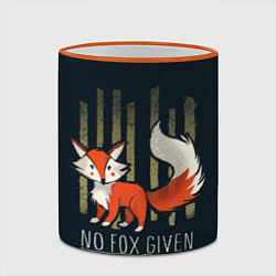 Кружка 3D No Fox Given, цвет: 3D-оранжевый кант — фото 2