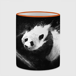 Кружка 3D Молочная панда, цвет: 3D-оранжевый кант — фото 2