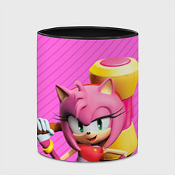 Кружка 3D Amy Rose, цвет: 3D-белый + черный — фото 2