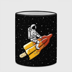 Кружка 3D Сладкая ракета, цвет: 3D-черный кант — фото 2