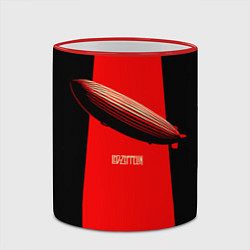 Кружка 3D Led Zeppelin: Red line, цвет: 3D-красный кант — фото 2