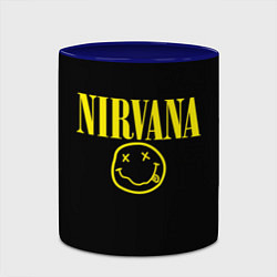 Кружка 3D Nirvana Rock, цвет: 3D-белый + синий — фото 2