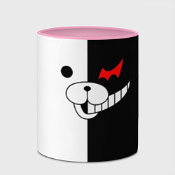 Кружка 3D Monokuma, цвет: 3D-белый + розовый — фото 2