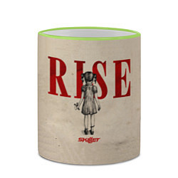 Кружка 3D Skillet: Rise, цвет: 3D-светло-зеленый кант — фото 2
