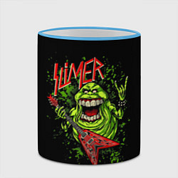 Кружка 3D Slayer Slimer, цвет: 3D-небесно-голубой кант — фото 2