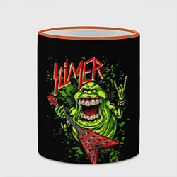 Кружка 3D Slayer Slimer, цвет: 3D-оранжевый кант — фото 2