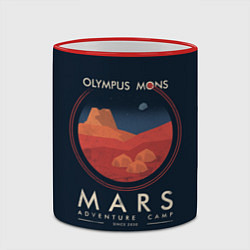 Кружка 3D Mars Adventure Camp, цвет: 3D-красный кант — фото 2