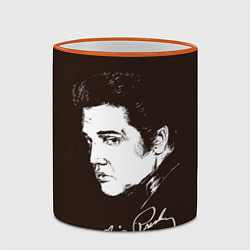 Кружка 3D Elvis Presley, цвет: 3D-оранжевый кант — фото 2