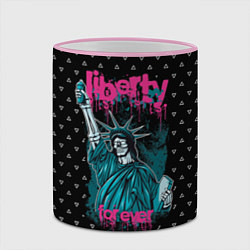 Кружка 3D Liberty Forever, цвет: 3D-розовый кант — фото 2