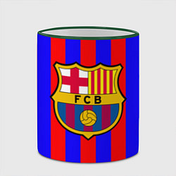 Кружка 3D Barca FCB Club, цвет: 3D-зеленый кант — фото 2