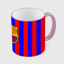 Кружка 3D Barca FCB Club, цвет: 3D-розовый кант