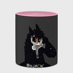 Кружка 3D Bojack Horseman, цвет: 3D-белый + розовый — фото 2