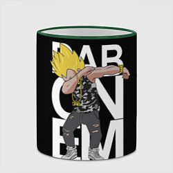 Кружка 3D Dab On Em Rap, цвет: 3D-зеленый кант — фото 2