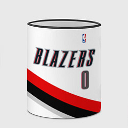 Кружка 3D Portland Trail Blazers 0, цвет: 3D-черный кант — фото 2