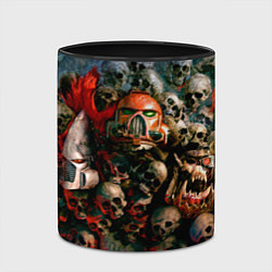 Кружка 3D Warhammer 40k: Skulls, цвет: 3D-белый + черный — фото 2