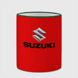 Кружка 3D Suzuki, цвет: 3D-зеленый кант — фото 2