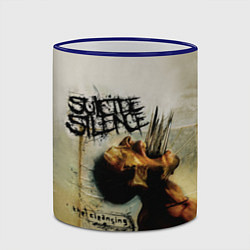 Кружка 3D Suicide Silence: The cleansing, цвет: 3D-синий кант — фото 2