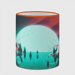 Кружка 3D Imagine Dragons: Levitate, цвет: 3D-оранжевый кант — фото 2
