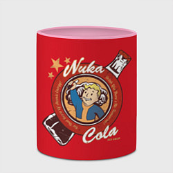 Кружка 3D Fallout: Nuka Cola, цвет: 3D-белый + розовый — фото 2