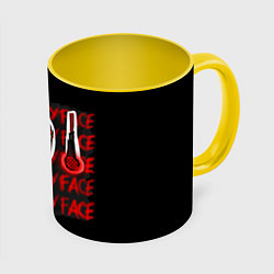 Кружка 3D TOP: Blurryface, цвет: 3D-белый + желтый