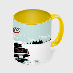 Кружка 3D Fargo Car, цвет: 3D-белый + желтый