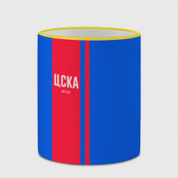 Кружка 3D ЦСКА Форма, цвет: 3D-желтый кант — фото 2