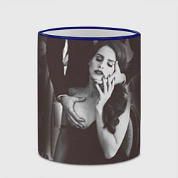 Кружка 3D Mrs. Del Rey, цвет: 3D-синий кант — фото 2