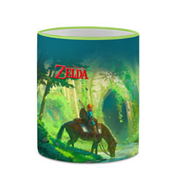Кружка 3D The Legend of Zelda, цвет: 3D-светло-зеленый кант — фото 2