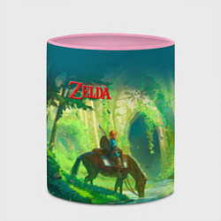 Кружка 3D The Legend of Zelda, цвет: 3D-белый + розовый — фото 2